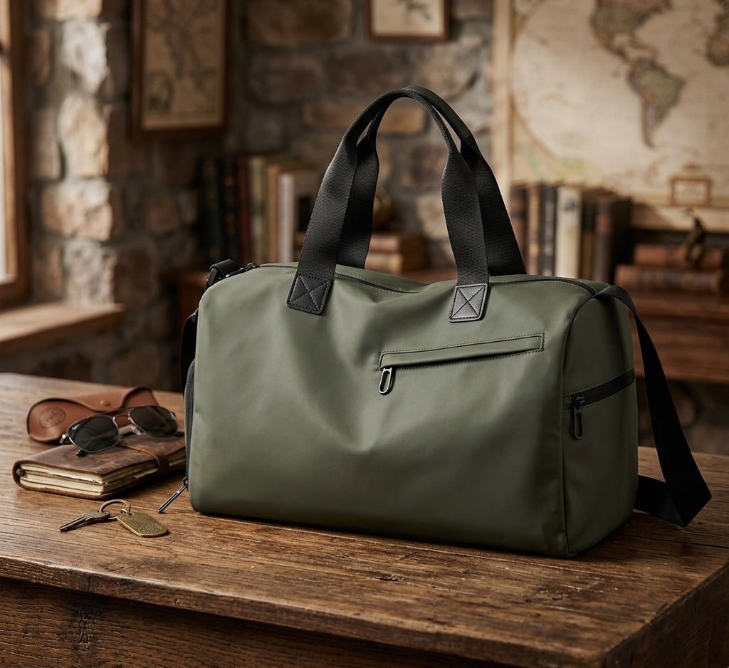 Travel Gym Bags Dry Wet Separation Shoulder Bag Yoga Fitness Travel Backpack Bags Color:Green