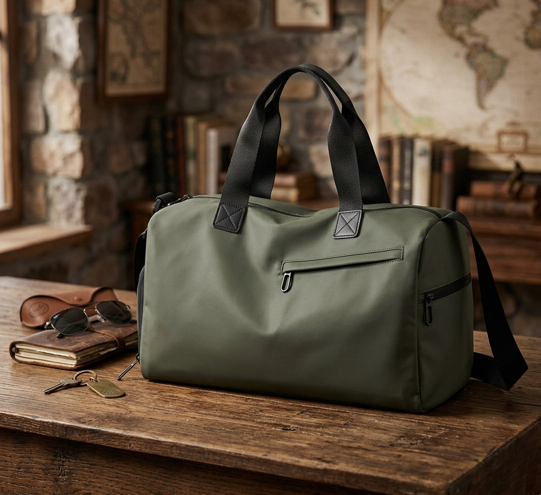 Travel Gym Bags Dry Wet Separation Shoulder Bag Yoga Fitness Travel Backpack Bags Color:Green