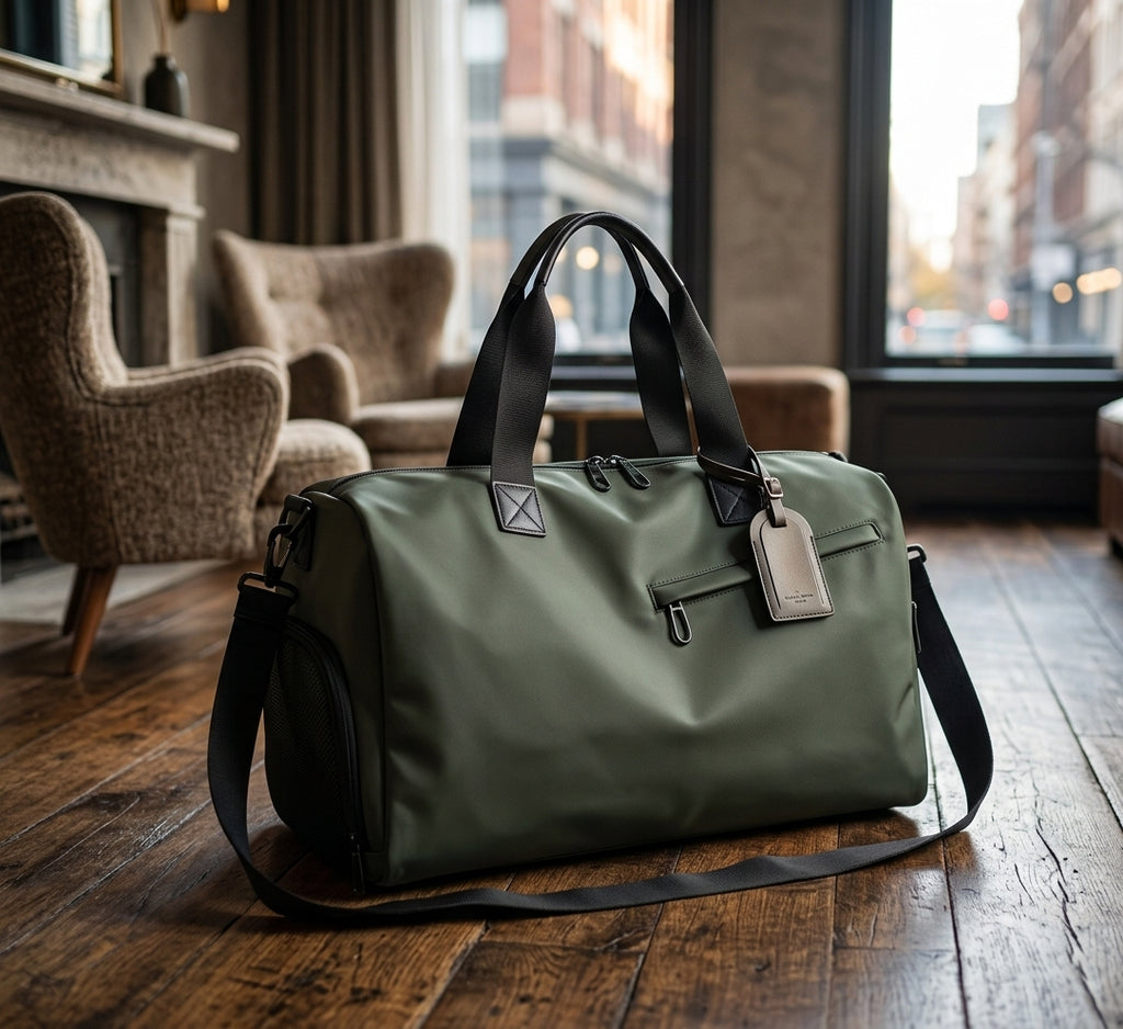 Travel Gym Bags Dry Wet Separation Shoulder Bag Yoga Fitness Travel Backpack Bags Color:Green