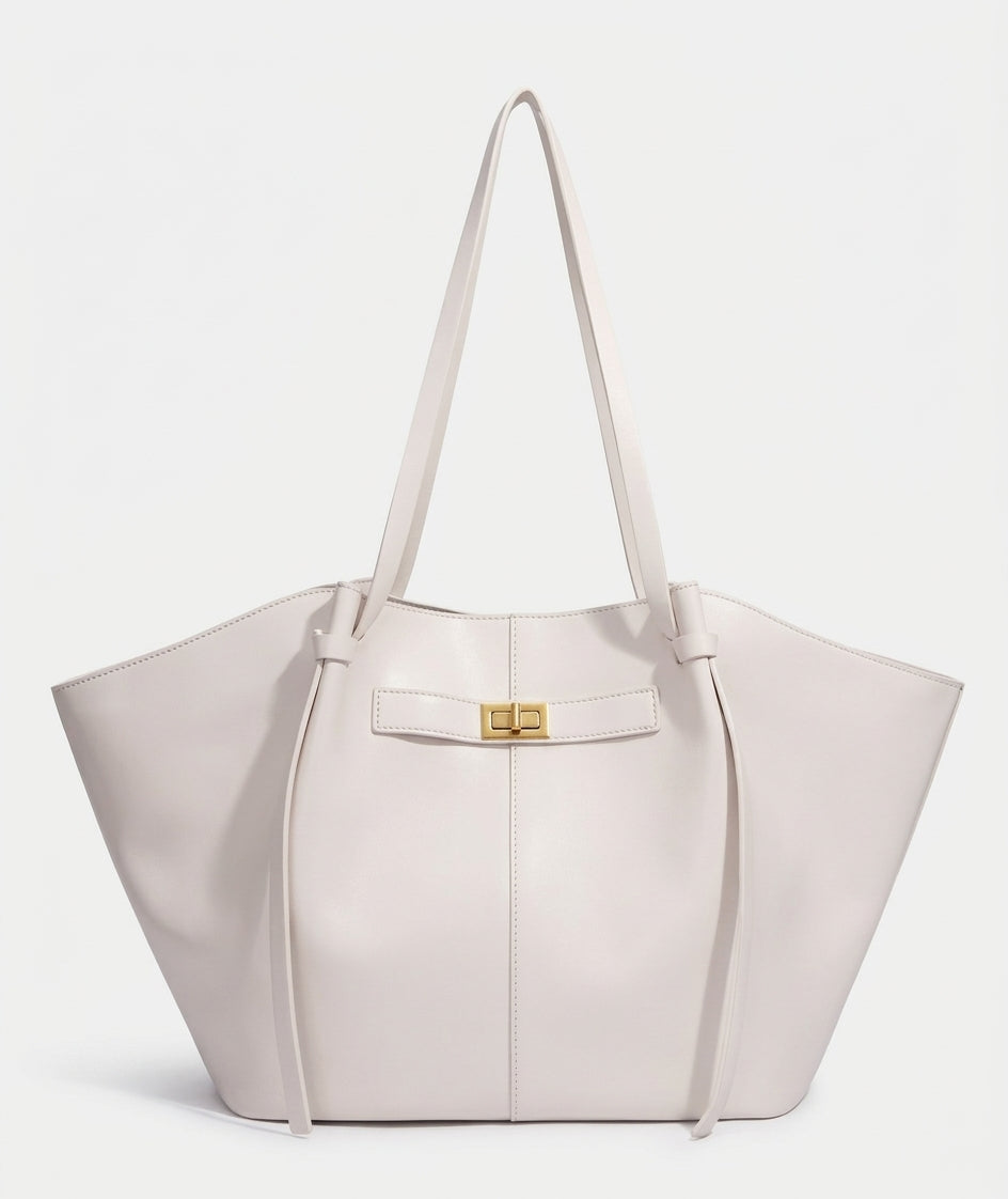 New Bat-Shaped High Street Handbag European and American Style Color:WHITE