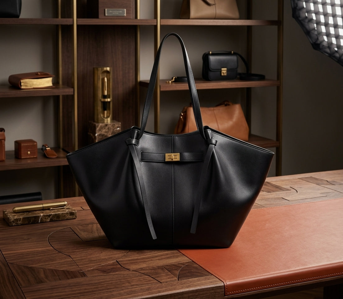 New Bat-Shaped High Street Handbag European and American Style Color:black