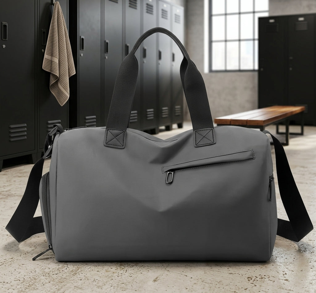 Travel Gym Bags Dry Wet Separation Shoulder Bag Yoga Fitness Travel Backpack Bags Color:Gray