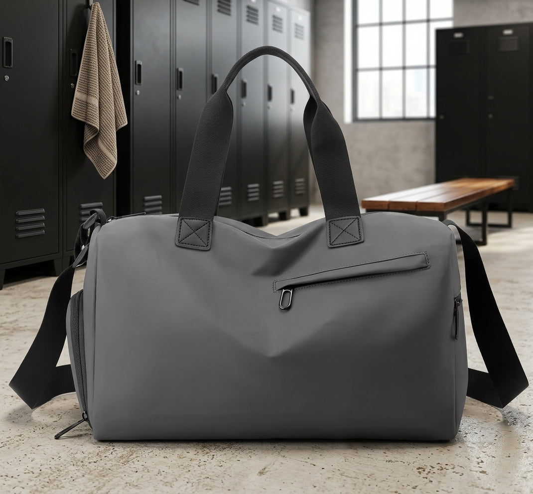 Travel Gym Bags Dry Wet Separation Shoulder Bag Yoga Fitness Travel Backpack Bags Color:Gray