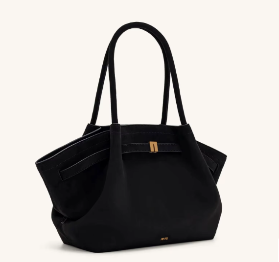 JW Pei Dumpling Bag Suede Shoulder Crossbody Underarm Bag Black A81