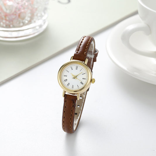 Women's Simple And Compact Alloy Belt Watch