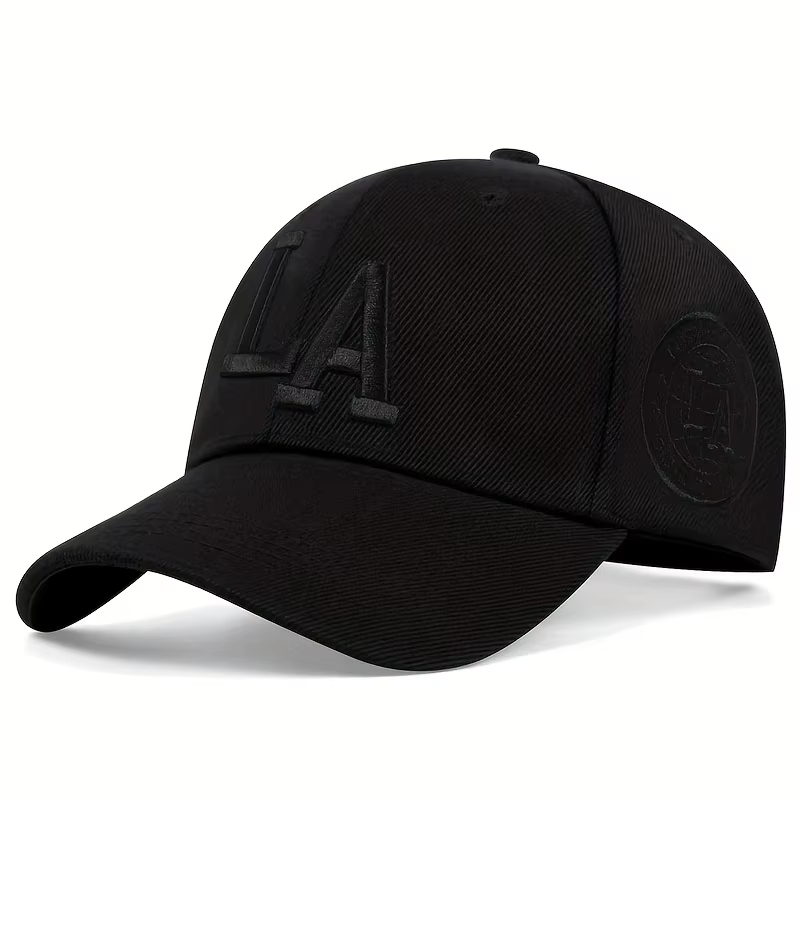 Unisex LA Letter Embroidery Snapback Baseball Caps Spring and Autumn A118