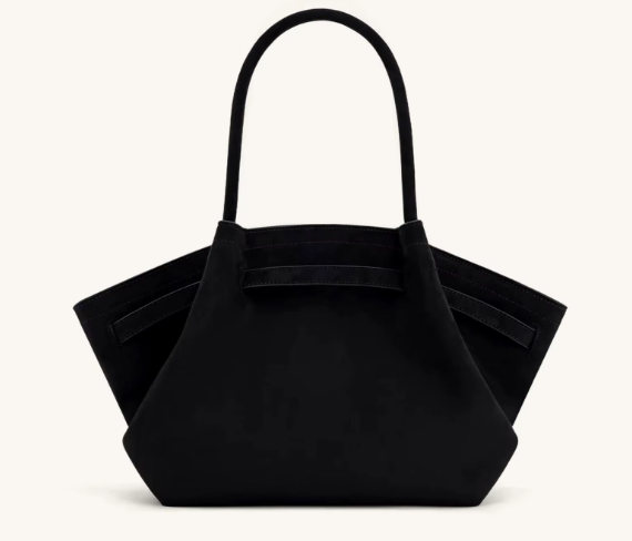 JW Pei Dumpling Bag Suede Shoulder Crossbody Underarm Bag Black A81