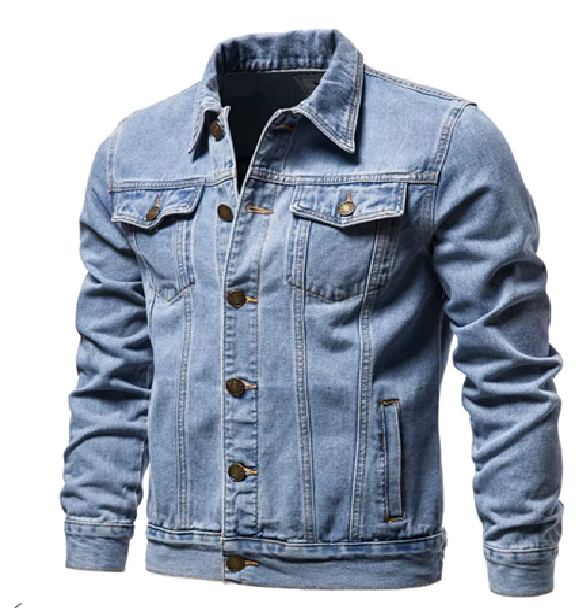 Autumn Men Solid Denim Jackets A9