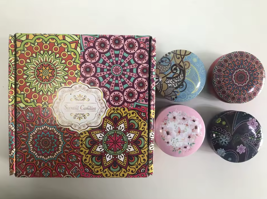 4pc Scented Candles Set for Home Aromatherapy Candles A10