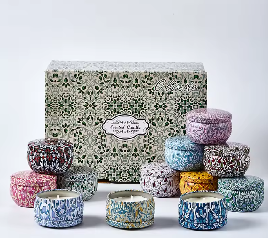 12pc Scented Candles Set for Home Aromatherapy Candles A10