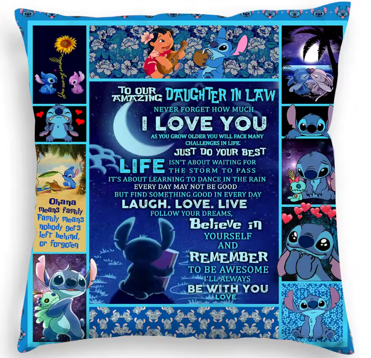 Kawaii Stitch Pillow Pillowcase A12