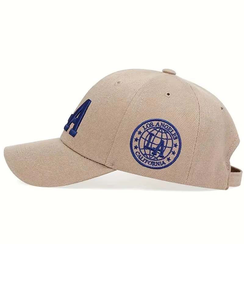 Unisex LA Letter Embroidery Snapback Baseball Caps Spring and Autumn A118
