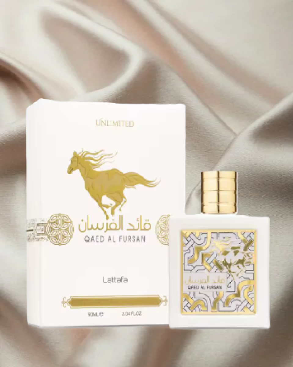 Lattafa Qaed Al Fursan for Men Eau de Parfum Spray, 3.04 Ounce A75
