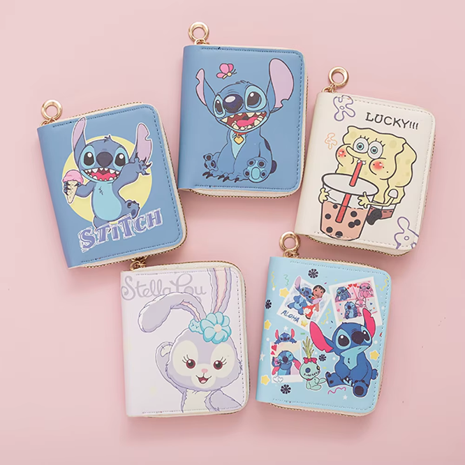 Kawaii Stitch Anime Coin Purse  Zipper Wallet A13