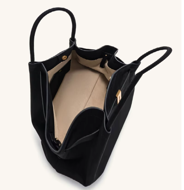 JW Pei Dumpling Bag Suede Shoulder Crossbody Underarm Bag Black A81