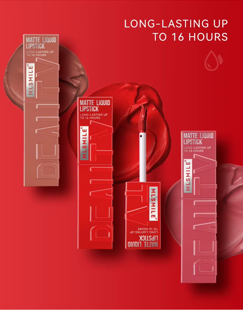 Nude Matte Lip Gloss Waterproof Lasting Lipstick  A37