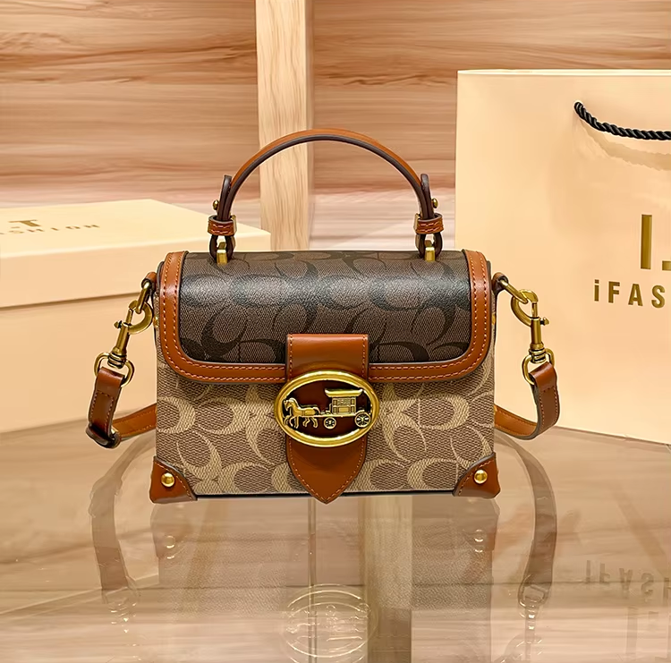 New minimalist and fashionable  handbag, contrasting color women's bag 2026 A122