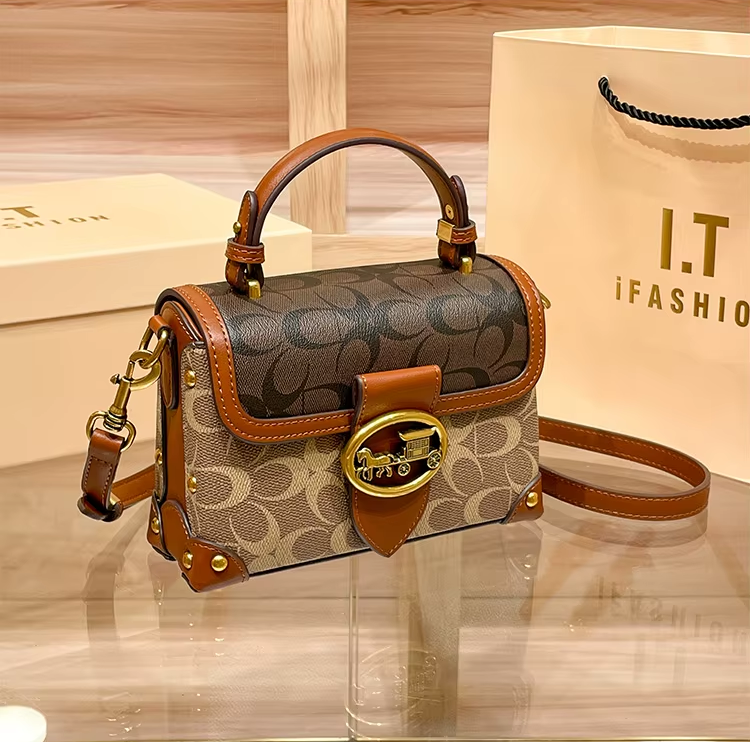 New minimalist and fashionable  handbag, contrasting color women's bag 2026 A122