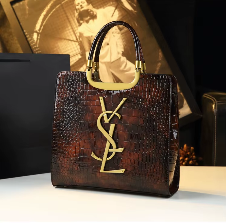 High-grade light luxury handbag 2025 new autumn and Tote bag women's crocodile