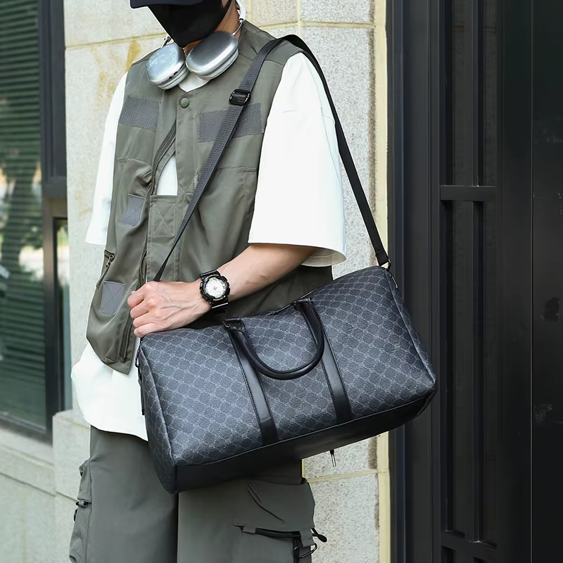 Black Traveling Bag Large Capacity A66