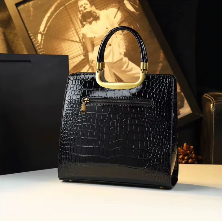 High-grade light luxury handbag 2025 new autumn and Tote bag women's crocodile