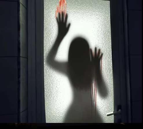 Halloween Horror Glass Window Decorative Stickers 46