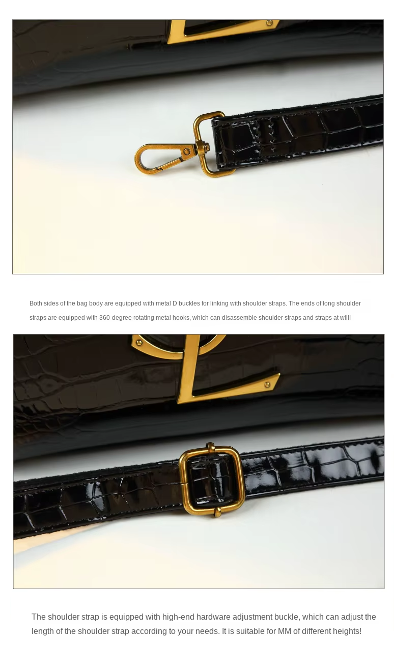 High-grade light luxury handbag 2025 new autumn and Tote bag women's crocodile