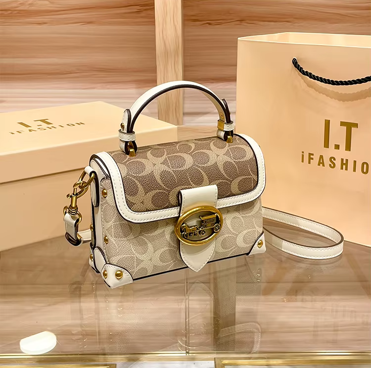 New minimalist and fashionable  handbag, contrasting color women's bag 2026 A122