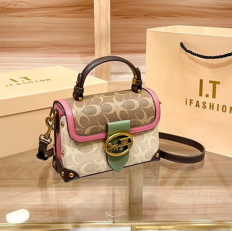 New minimalist and fashionable  handbag, contrasting color women's bag 2026 A122