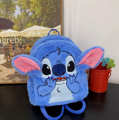 Disney 2026  Cute Backpack Women's Minnie Canvas School Bag