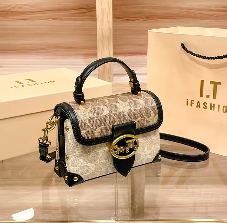 New minimalist and fashionable  handbag, contrasting color women's bag 2026 A122