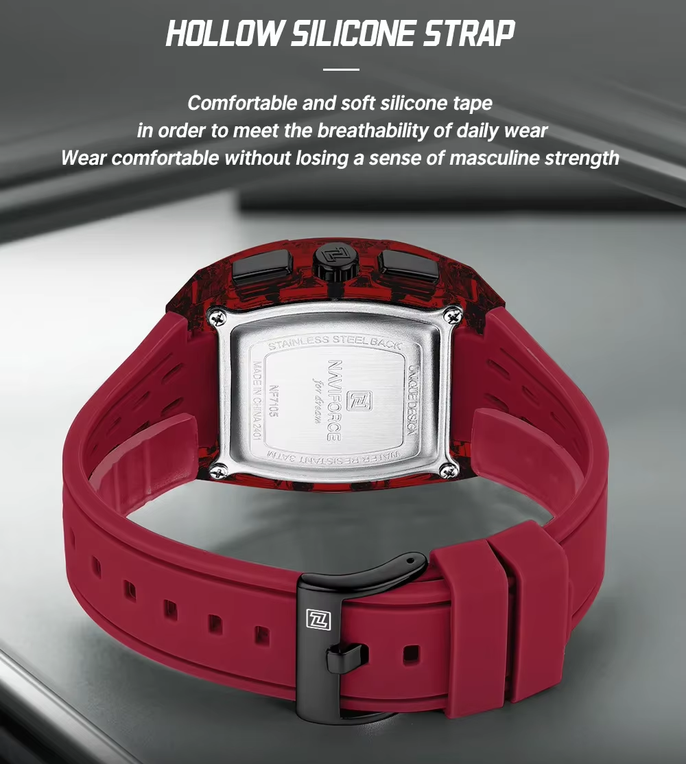 NF7105 Original Business Chronograph Dial Watches for Men 30Ma42